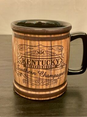 Kentucky Bourbon Southern Champagne Mug Whiskey Barrel Collectable